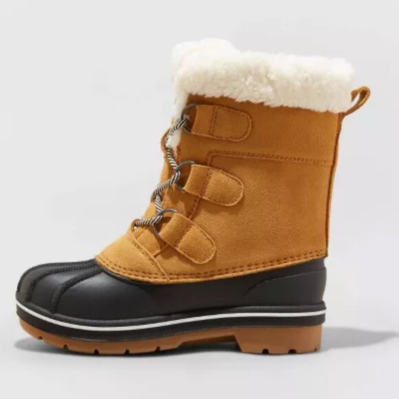 Cat & Jack Kids' Kit Lace-Up Winter Boots Size 13 NEW WITH‎ TAG - Picture 2 of 9